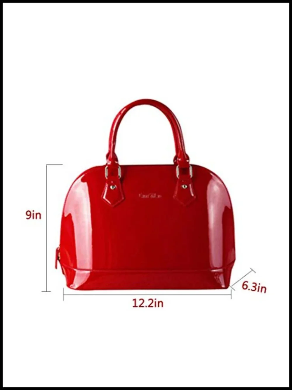 Satchel Purse Large Tote Women's Patent Leather Handbag Shoulder Bag Business